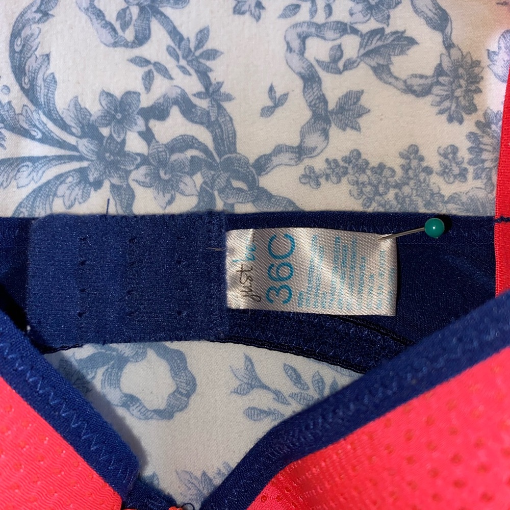Just B Bra 36 C Blue &Red pre owned see all photos - Picture 6 of 8